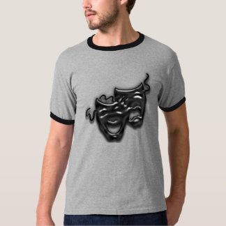 Camiseta O grande preto mascara o t-shirt da campainha