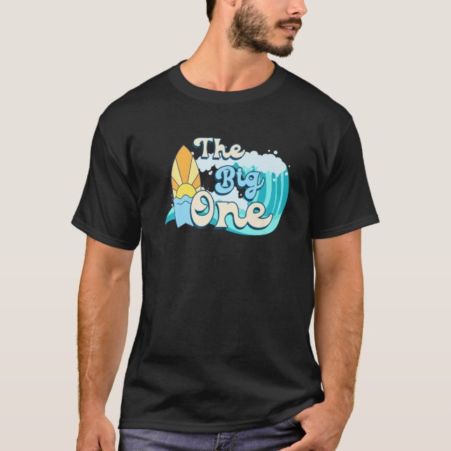 Camiseta O Grande primeiro aniversario Praia Surf Coincidin (Frente)