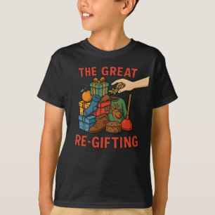 Camiseta O Grande Re-Presente – Elefante Branco Engraçado d