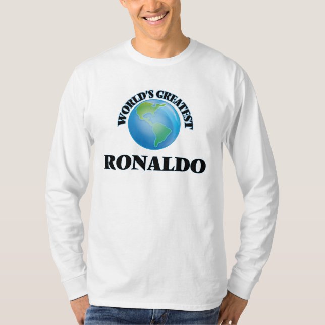Camiseta O grande Ronaldo do mundo (Frente)