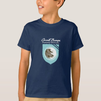 Camiseta O grande santuário do mustang do escape caçoa o
