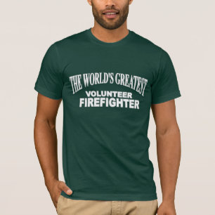 Camiseta O grande sapador-bombeiro voluntário do mundo