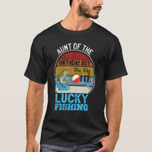 Camiseta O Grande Tema de Aniversário Tia Pescadora do Aniv