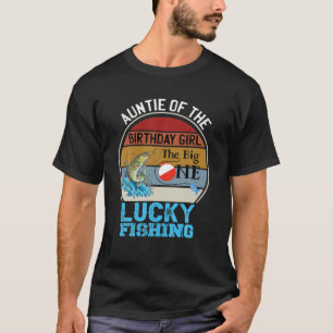 Camiseta O Grande Tema De Um Aniversário Que Pescaria Tia D