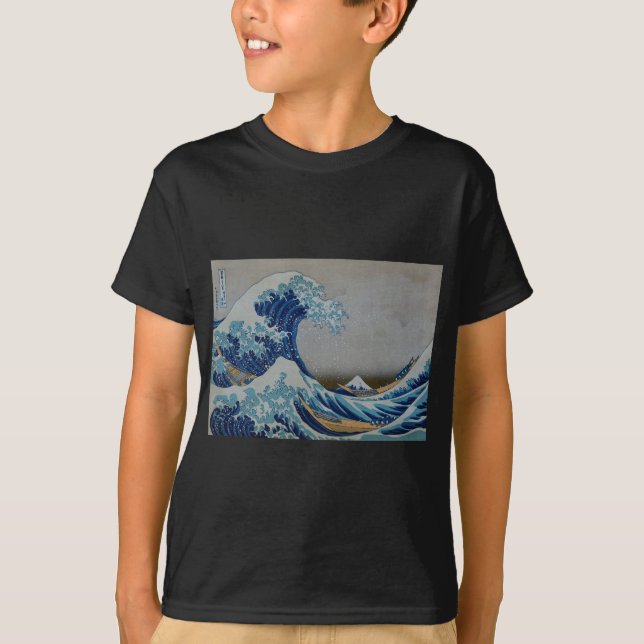 Camiseta O grande tsunami (Frente)