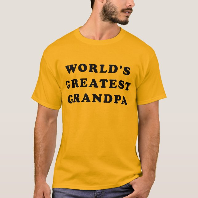 Camiseta O grande vovô do mundo (Frente)