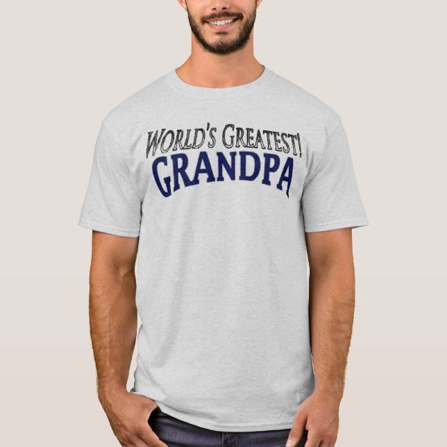 Camiseta O grande vovô dos mundos (Frente)