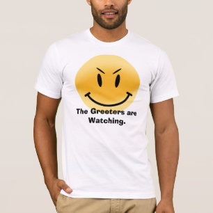 Camiseta O Greeters está olhando