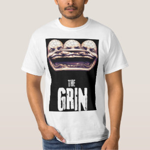 Camiseta O Grin - Ilustração do Sorriso Múltiplo Assustador