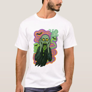 Camiseta O Gritar - Cartoon Zombie