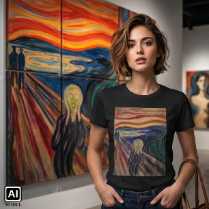 Camiseta O Gritar de Edvard Munch, expressionismo