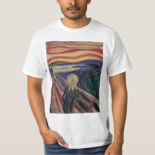 Camiseta O Gritar de Edvard Munch, expressionismo venenoso