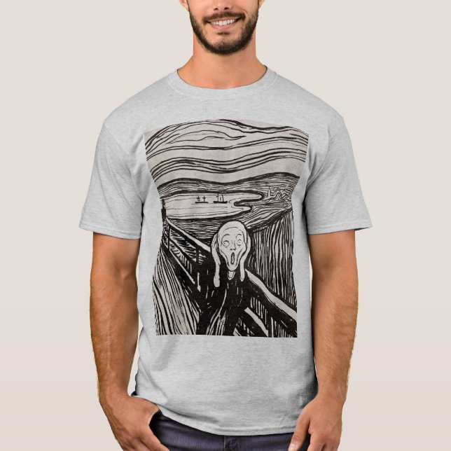 Camiseta O Gritar Edvard Munch (Frente)