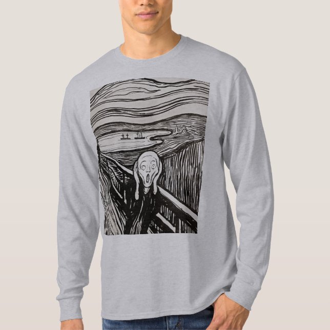 Camiseta O Gritar Edvard Munch (Frente)