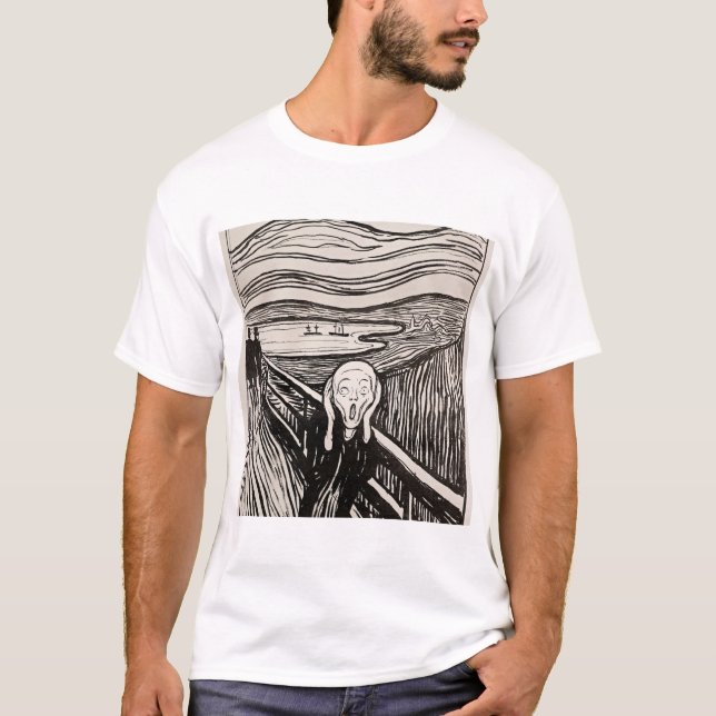 Camiseta O Gritar Edvard Munch (Frente)