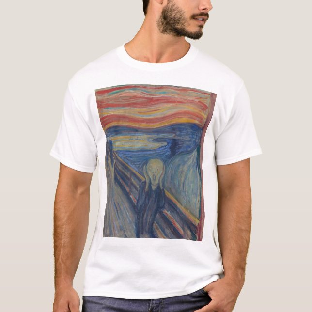Camiseta O Gritar, Edvard Munch (Frente)