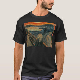 Camiseta O gritar - Edvard Munch. Arte finala da pintura