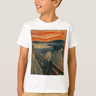 Camiseta O gritar - Edvard Munch. Arte finala da pintura