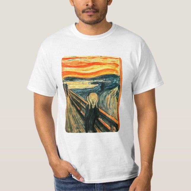 Camiseta O gritar por Edvard Munch (Frente)