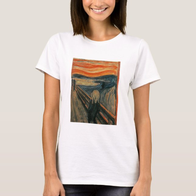 Camiseta O gritar por Edvard Munch (Frente)