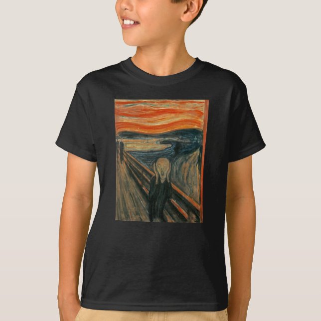 Camiseta O gritar por Edvard Munch (Frente)
