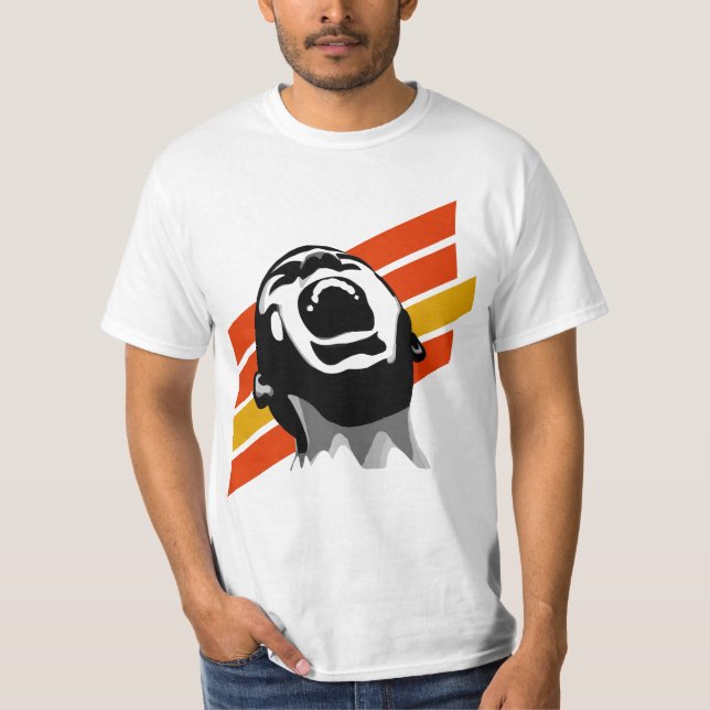 Camiseta O gritar roubado (Frente)