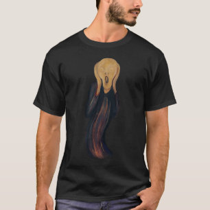 Camiseta o grito de munch redesenhado