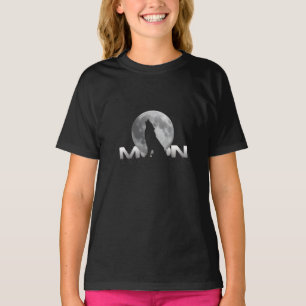 Camiseta o grito do lobo sob a lua cheia