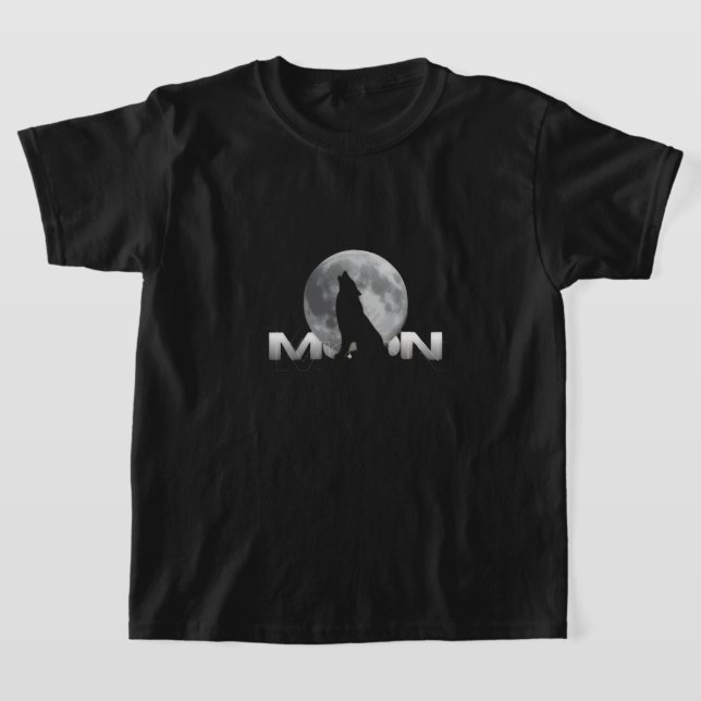 Camiseta o grito do lobo sob a lua cheia (Postura )