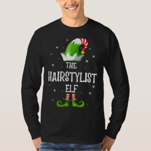 Camiseta O Grupo de Combinação da Família Elf Hairstylist C