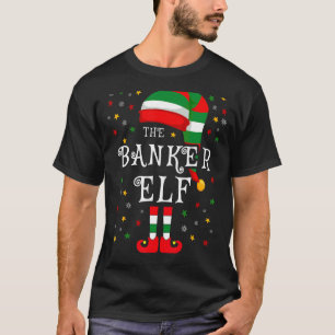 Camiseta O Grupo de Combinação Familiar Elf do Banker Elf