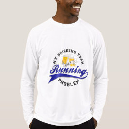 Camiseta O grupo do bebendo está executando o problema