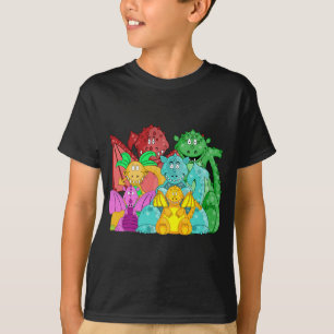 Camiseta O grupo do dragão caçoa o t-shirt