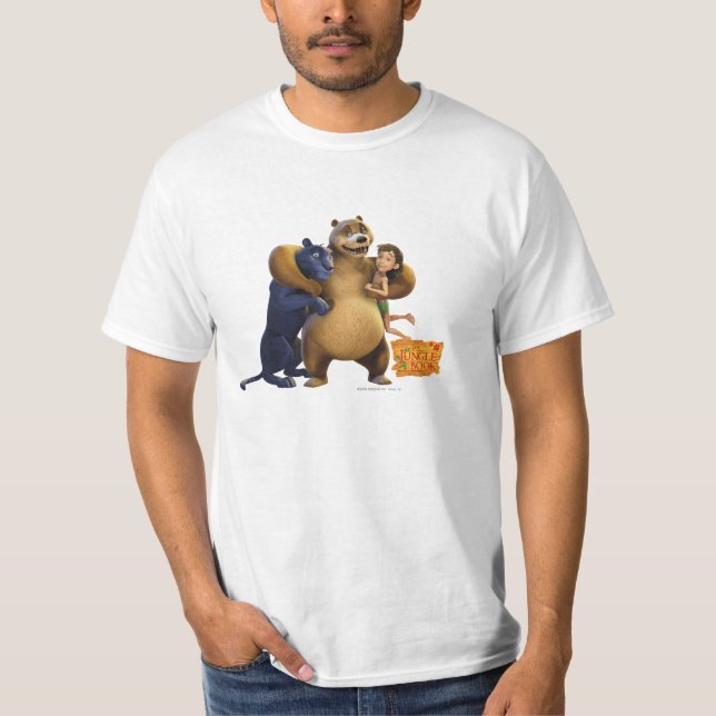 Camiseta O grupo do livro da selva disparou em 1 (Frente)