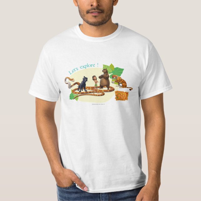 Camiseta O grupo do livro da selva disparou em 4 (Frente)