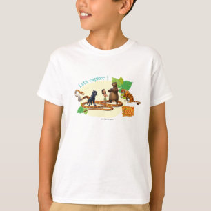 Camiseta O grupo do livro da selva disparou em 4