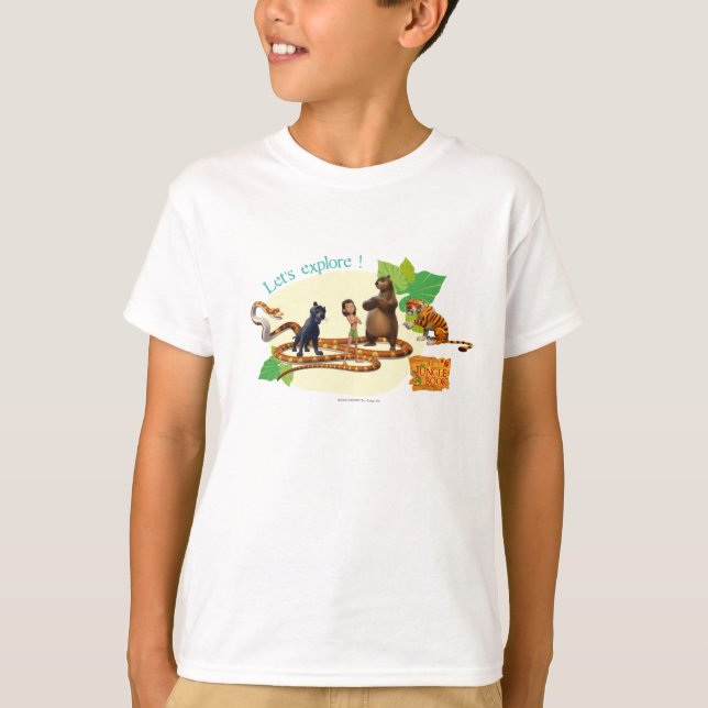 Camiseta O grupo do livro da selva disparou em 4 (Frente)