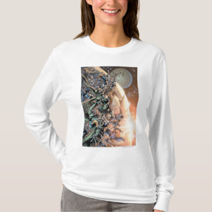 Camiseta O grupo e a lua os mais pretos da noite