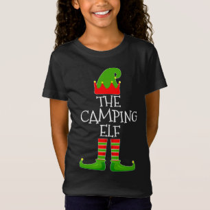 Camiseta O Grupo Elf Cute de Camping que Corresponde ao Nat