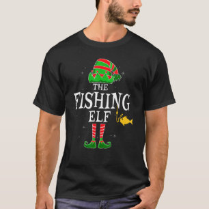Camiseta O Grupo Elf de Pesca Corresponde ao Natal da Famí
