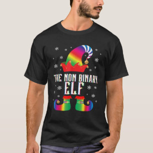 Camiseta O Grupo Familiar Elf Não Binário Correspondente Xm
