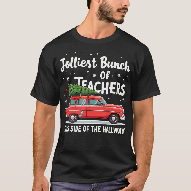 Camiseta O Grupo Mais Jolliest De Professores Deste Lado De (Frente)