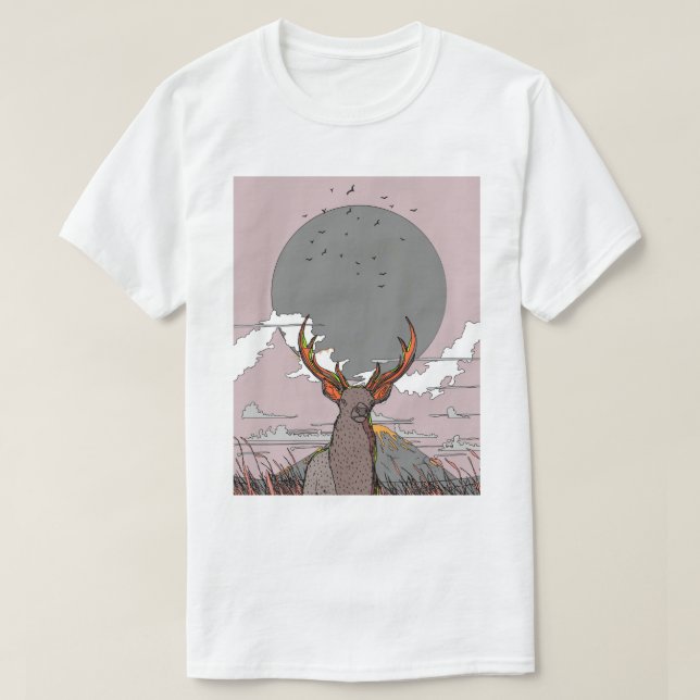 Camiseta O Guardião da Floresta (Frente do Design)