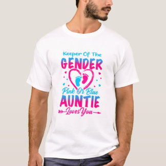 Camiseta O Guardião Do Gênero Rosa ou Azul Tia Te Ama