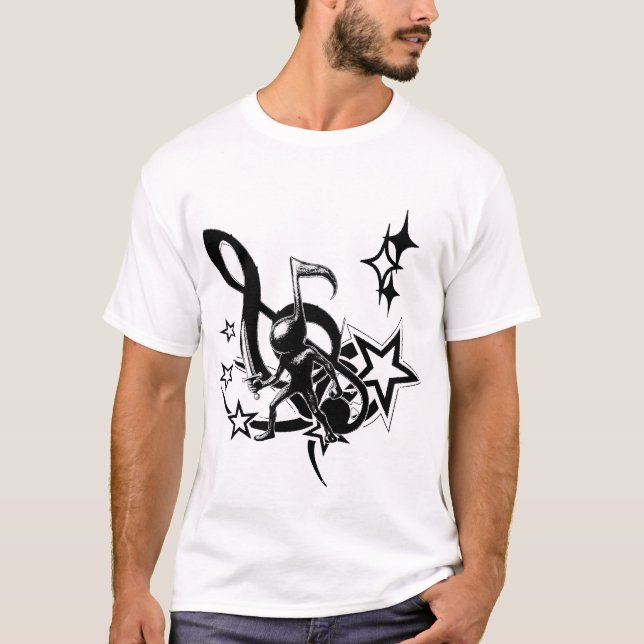 Camiseta O guerreiro da música (Frente)