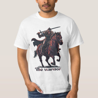 Camiseta O guerreiro, design de arte