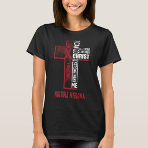 Camiseta o guerreiro do mieloma múltiplo pode fazer tudo