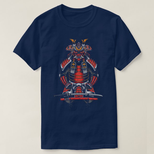 Camiseta O Guerreiro Fantasma Anime Manga Bushido (8) (Frente do Design)