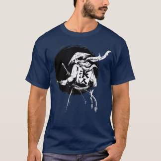 Camiseta O guerreiro fantasma Samurai Anime Manga Bushido