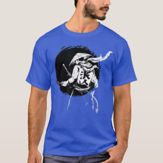 Camiseta O guerreiro fantasma Samurai Anime Manga Bushido (